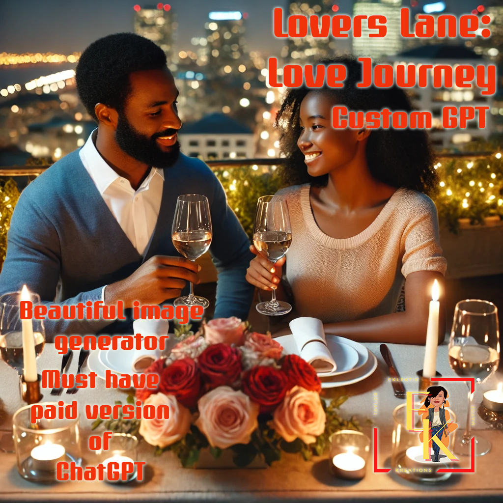 "LOVERS LANE: LOVE JOURNEY" GPT Image Generator – Couples Activities, Love Notes, and Romantic Scenes