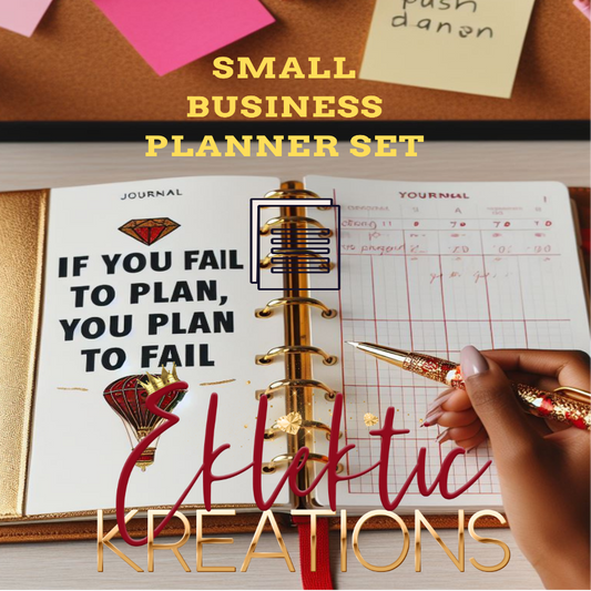 Fail to Plan Small Business Planner - Track Expenses, Orders, Refunds & Set Weekly Goals